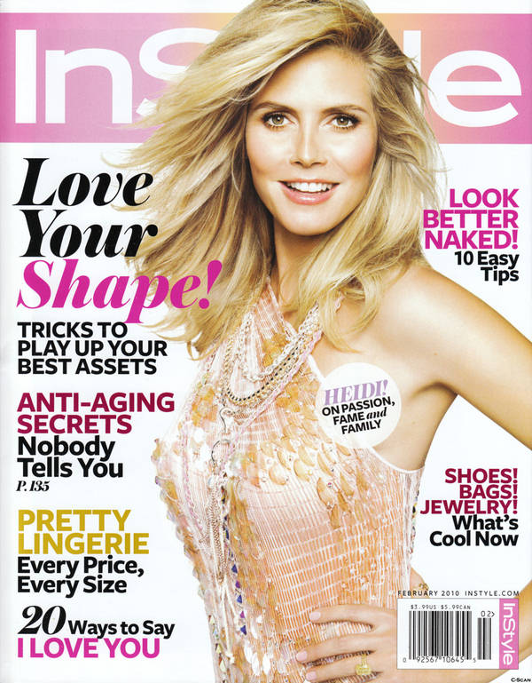 Heidi Klum InStyle US February 2010