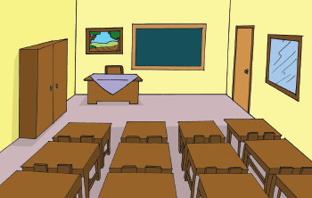  Gambar  Ruang Kelas  Kartun  retorika