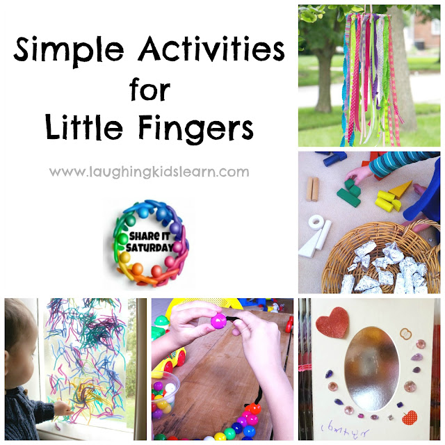 Simple Activities for Fine Motor and Little Fingers - Share It Saturday