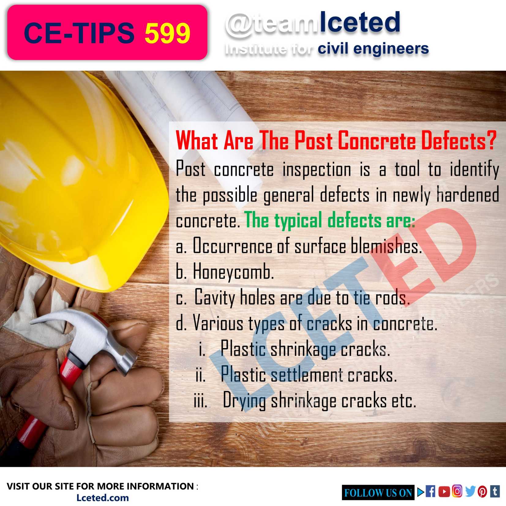 Types Of Defects In Concrete
