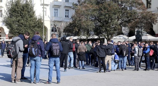 ΒΙΝΤΕΟ: Τα σπάνε οι Σκοπιανοί στην Θεσσαλονίκη..Έτρεχαν να γλυτώσουν οι Έλληνες