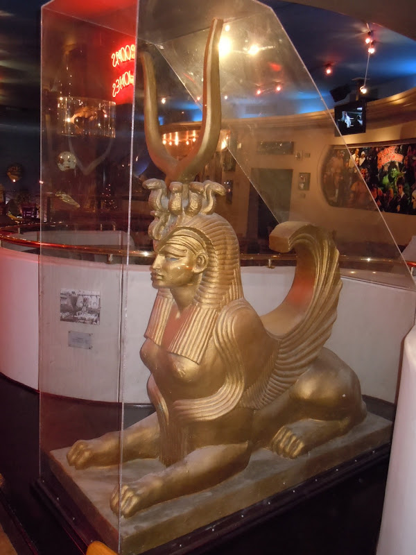 Cleopatra Egyptian sphinx movie prop