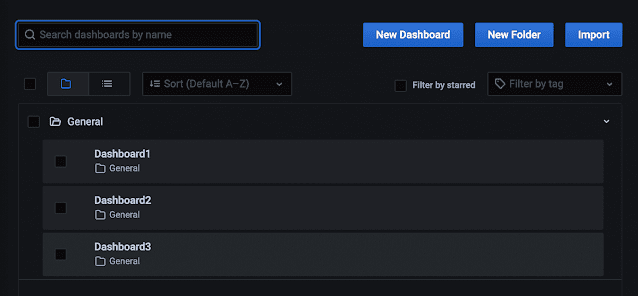 grafana import dashboard command line