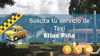 servicio de taxi y paisaje caracteristico en Elias Piña
