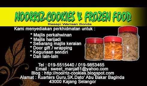 NOORRIZ-COOKIES CHOCOLATE & FROZEN FOOD