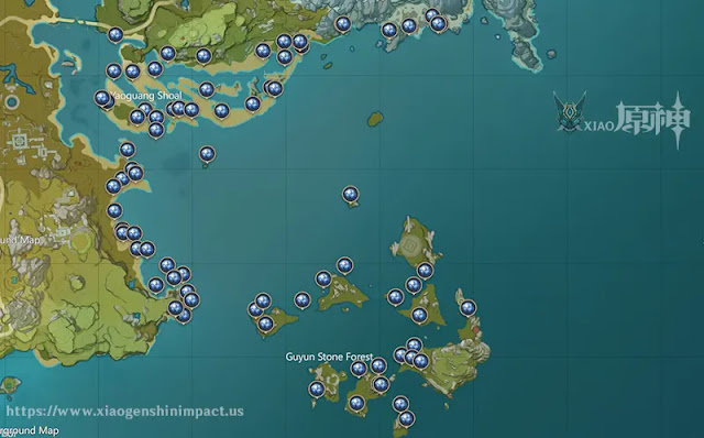 all starconch locations in Genshin Impact