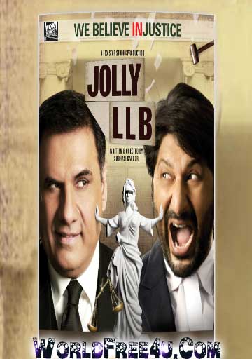 Poster Of Hindi Movie Jolly LLB (2013) Free Download Full New Hindi Movie Watch Online At worldfree4u.com