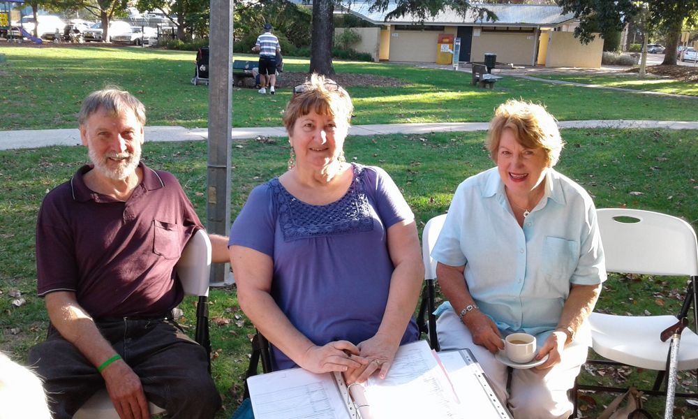 Wayne and Joy Vost, and Dorothy McRae, farquharmacrae.blogspot.com