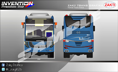 Mendapat kiriman konsep bis dari rekan kami Dzulfikar Zaky INVENTION BUS DESIGN