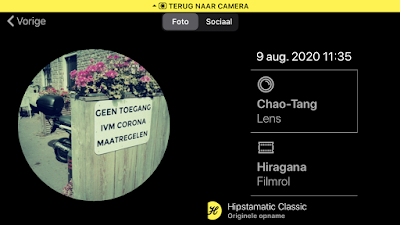 Schermafbeelding Hipstamatic-instellingen Chao-Tang + Hiragana