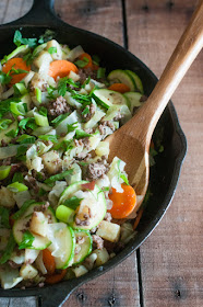 Beef Skillet Supper (Low FODMAP, AIP, Paleo, Whole 30)