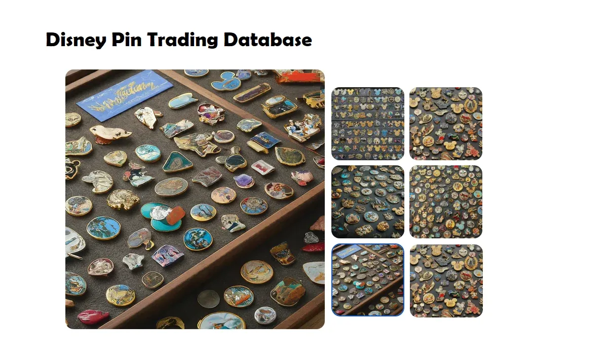 Disney Pin Trading Database