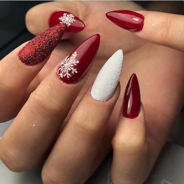 glitter nails designs