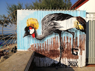 Gru coronata Pizzo 2013 Graffiti Street Art by DesX