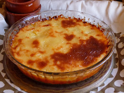 Rezept Ägypten Kürbis Auflauf süss Winter Gratin Bechamel