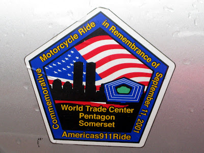 Public Domain Clip Art: America's 911 Ride Bumper Sticker