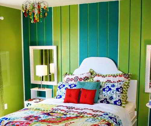 40 warna cat  kamar  tidur  utama minimalis sempit kecil mungil
