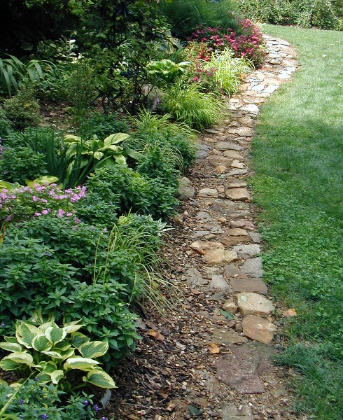 Edging for front of Meadow's Edge garden: