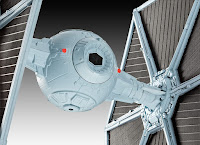 Revell 1/110 TIE Fighter (03605) English Color Guide & Paint Conversion Chart 