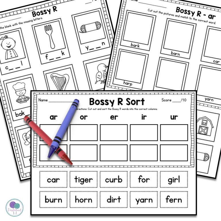Bossy R Activities For First Grade Firstieland