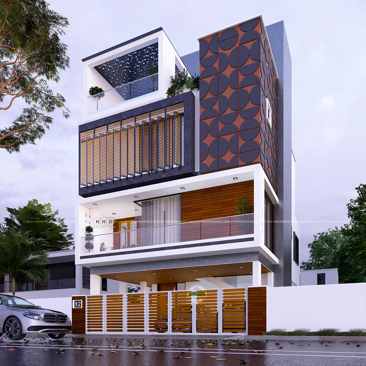 Exquisite Triplex Modern Villa in Bangalore – Luxurious Living Spaces and Contemporary Design