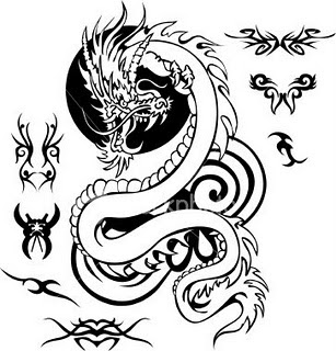 Dragon Temporary Tattoo Design