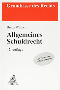 Allgemeines Schuldrecht (Grundrisse des Rechts)