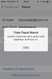 Tips Mengatasi icloud Tidak Dapat Masuk Karena Jumlah Maksimum