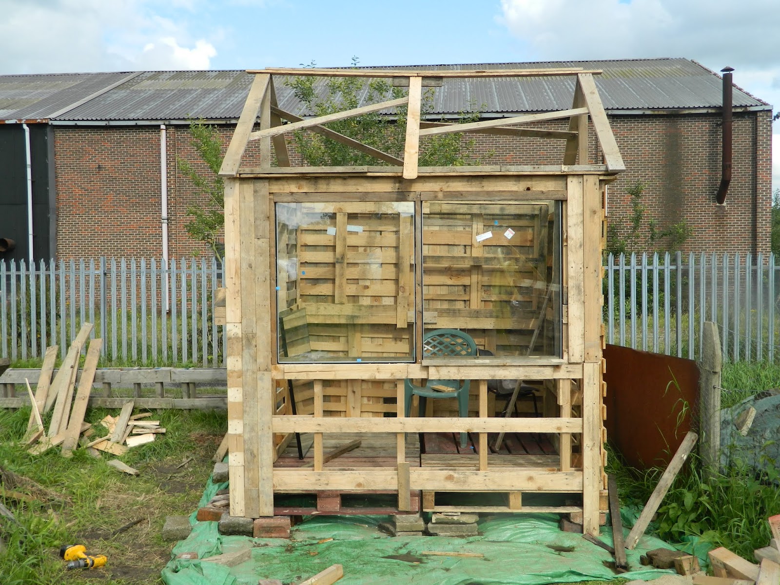 the pallet shed, workshop/studio northumberland owned by