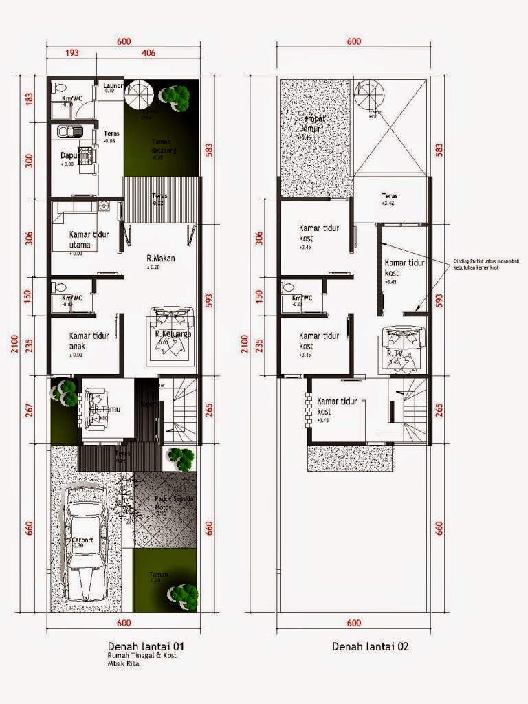 54 Model Desain Rumah 15 X 20 Terbaru