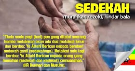 Sedekah hindari bala dan memanjangkan umur