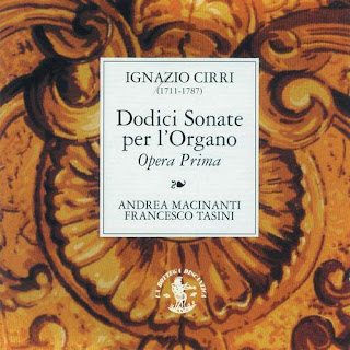 Cirri : Dodici Sonate per Organo, Op. 1