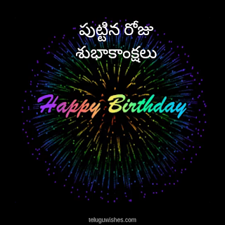 Birthday Wishes In Telugu