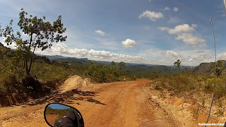 Vista do alto da serra.