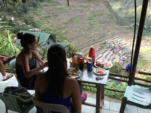 Having a lunch at Banaue