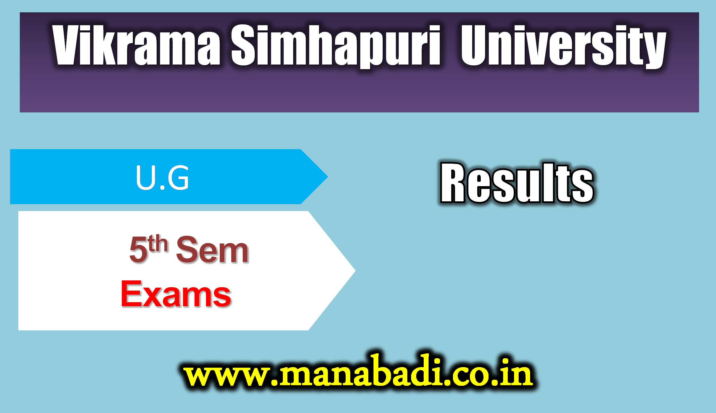 Vikrama Simhapuri University UG (CBCS) 5th Sem (reg), July, 2023 Revaluation Result