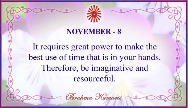 Thought For The Day November 8