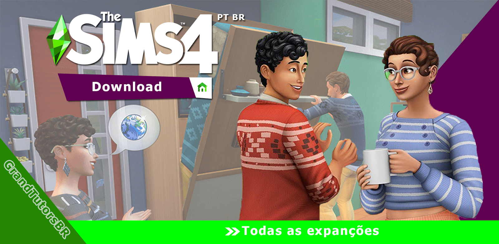 Ilustração de Download do The Sims 4