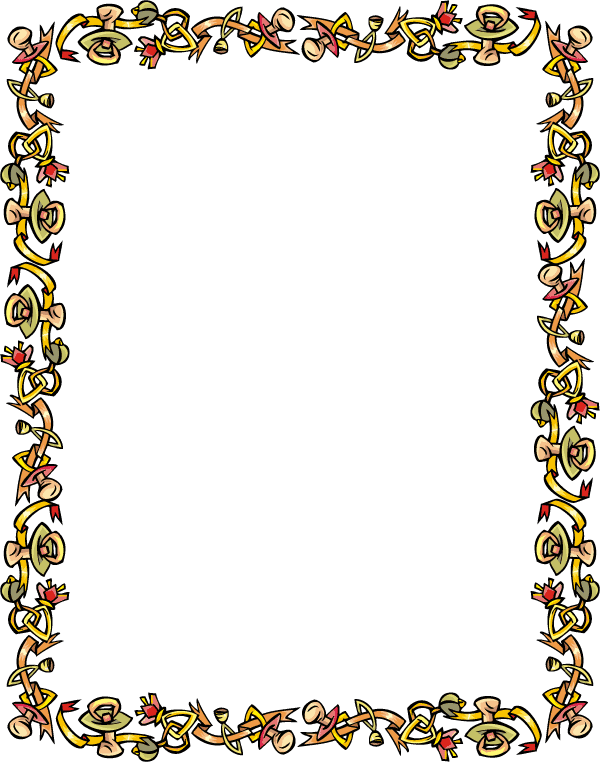 flower borders and frames. clip art flowers border.