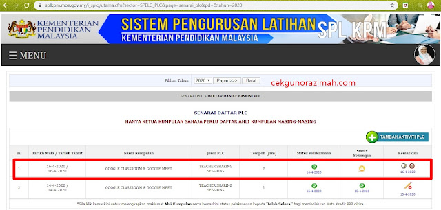 apakah plc, plc dalam splkpm, cara daftar plc dalam splkpm, cara mendaftar plc dalam splkpm, e-splg-spl kpm, spl kpm ladap, cara isi plc dalam splg, splkpm login modul individu, cara key in plc, spl kpm my