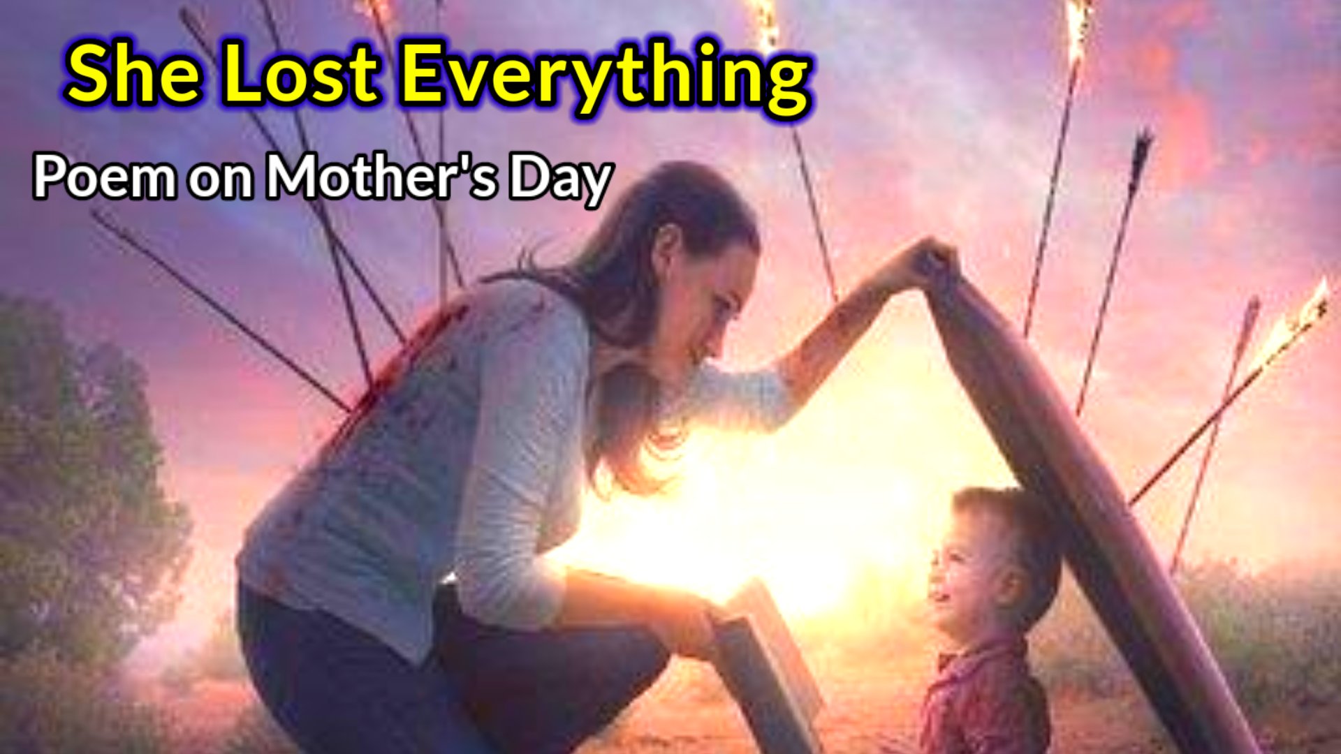 She Lost Everything - English Poem on Mother's Day Written by Amrit Sahu