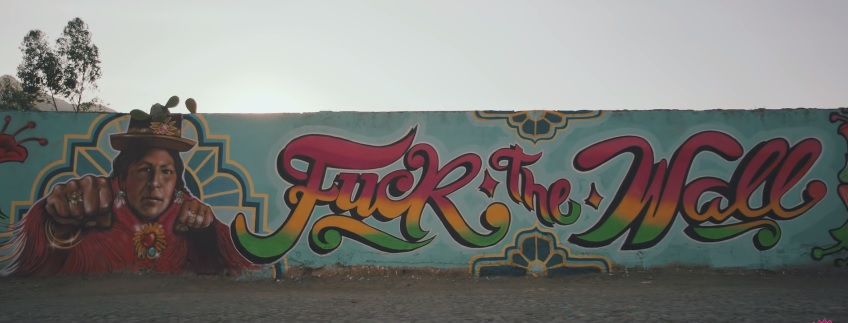 Santa Clara and the El Ojo Festival's Message To Donald Trump "F&$K The Wall"