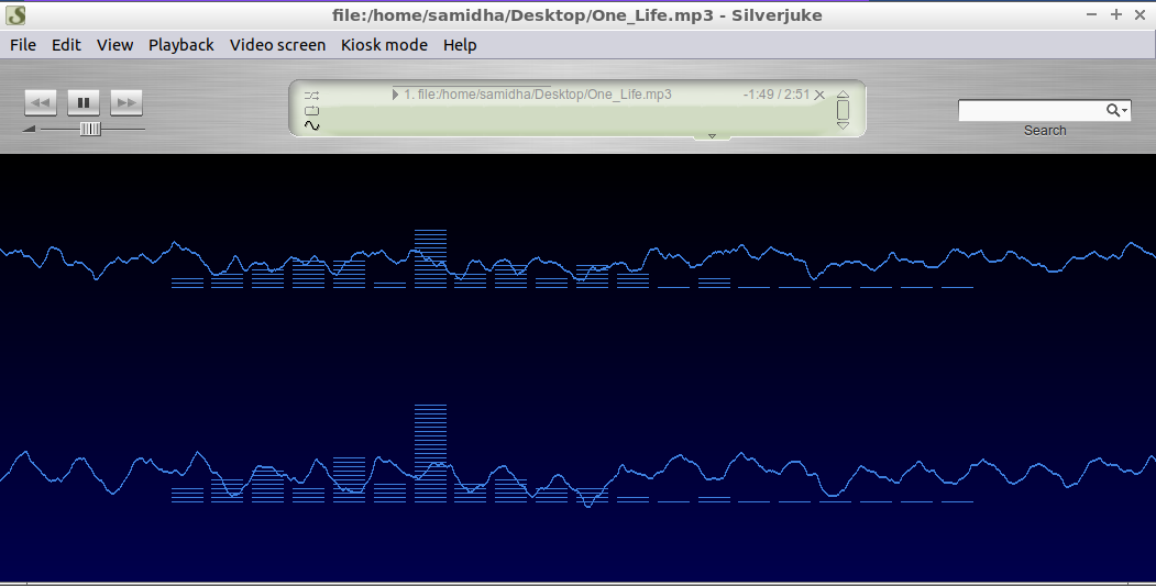 Silverjuke Spectrum monitor