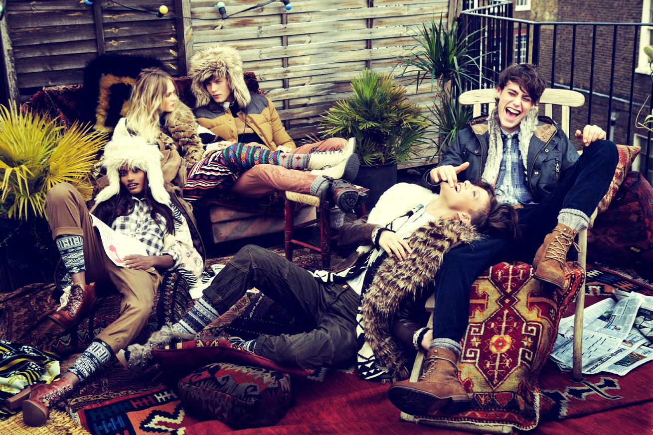 River Island F/W 11.12 by Ellen Von Unwerth