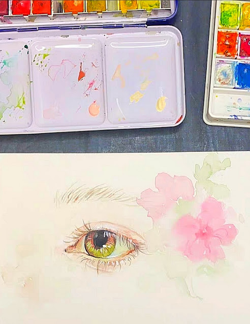 38 Watercolor flowers 6tips about Watercolor skills