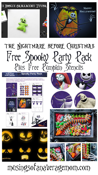 Nightmare Before Christmas free party pack