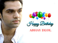 birthday wishes for abhay deol, what we say, on abhay deol birthday it means happy pleasant birthday my dear