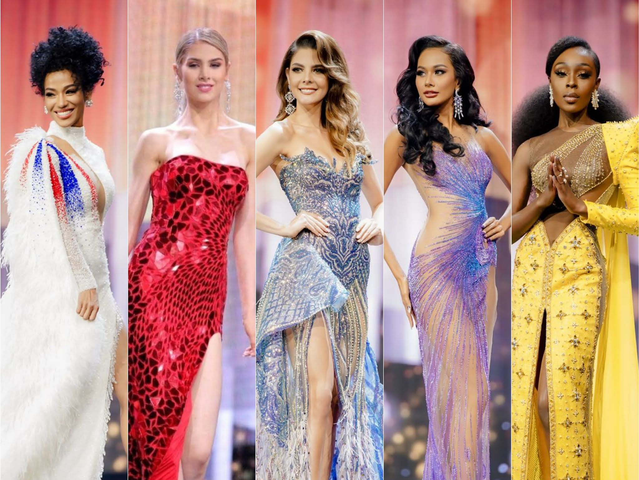 Look: Stunning Evening Gowns Worn By Miss Universe 2020 Top 10 | Preview.ph