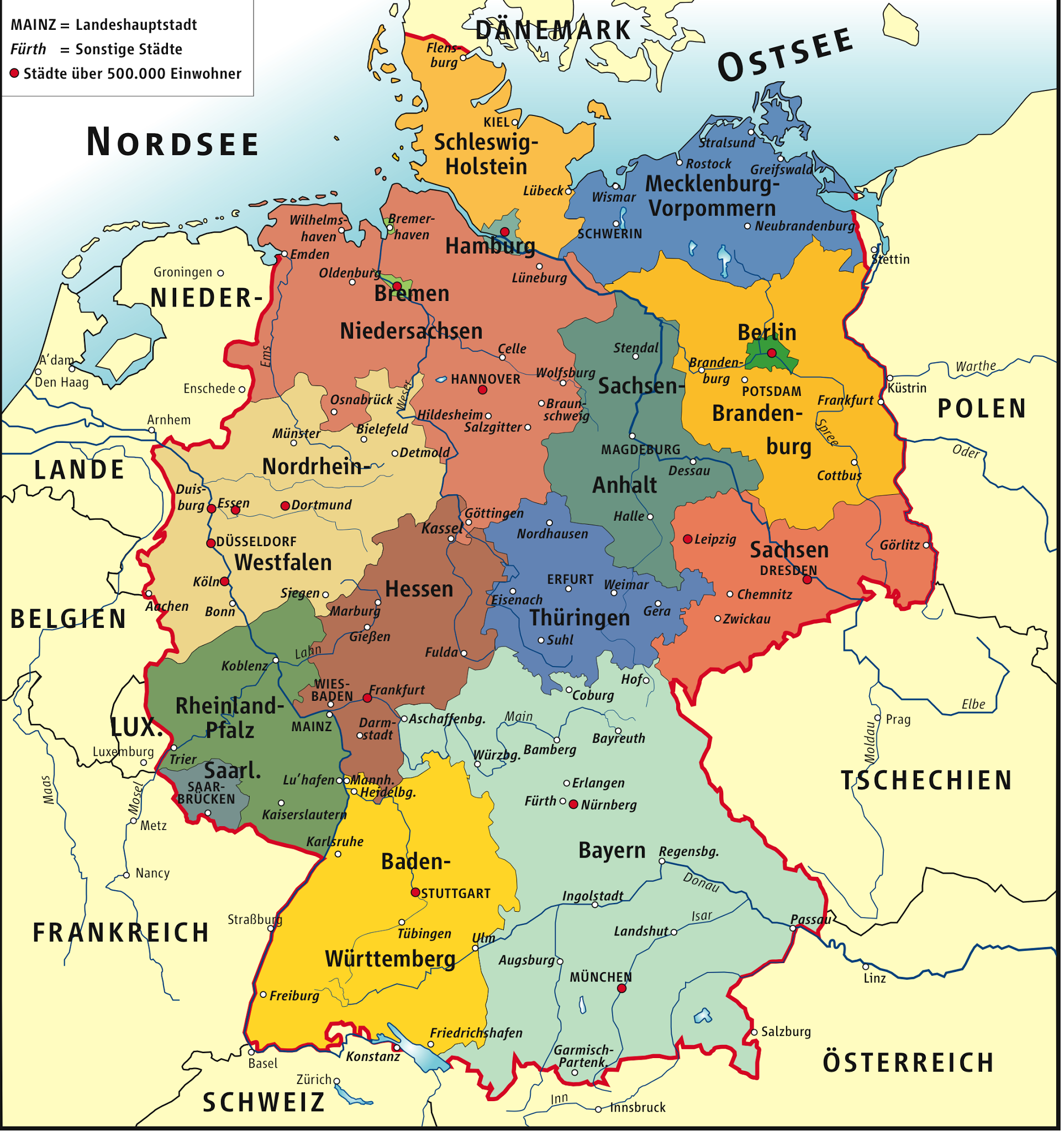  Peta  Kota  Peta  Negara Jerman 