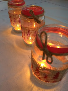 Iluminación con Velas Navideñas.Patedeloca.com